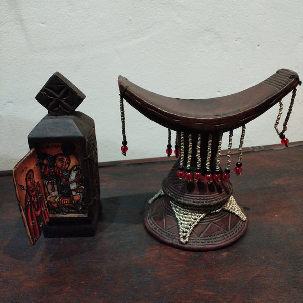 Vintage Headrest Ethiopia.
