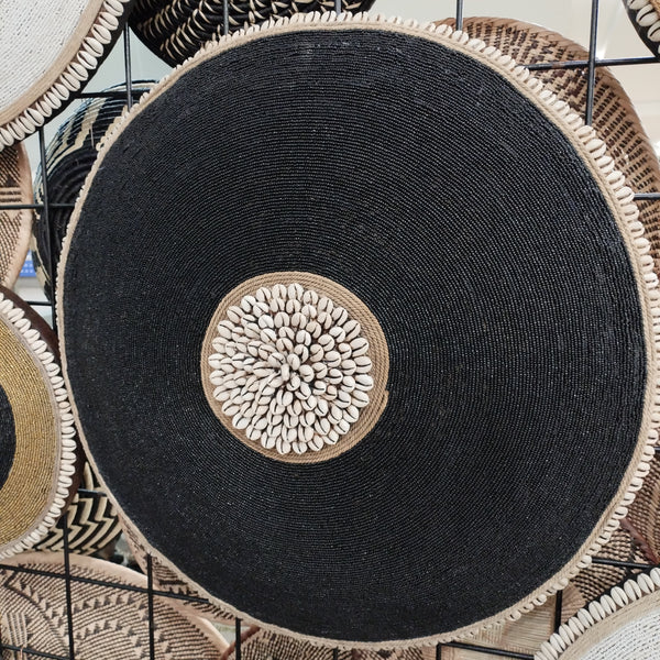 Beaded Wooden Shield