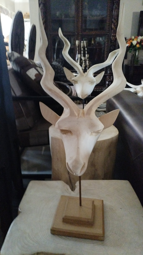 Swazi Wooden Carved Heads.