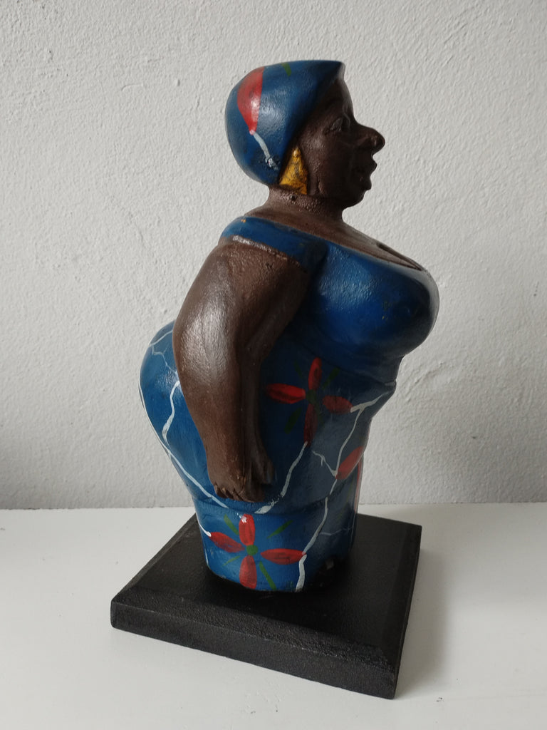 African Colonial Fat Lady Statues 20cm | Soweto Game Skin