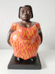 African Colonial Fat Lady Statues 20cm