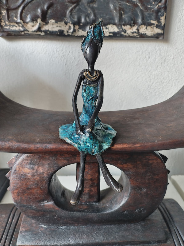 Bronze Seated Mother.