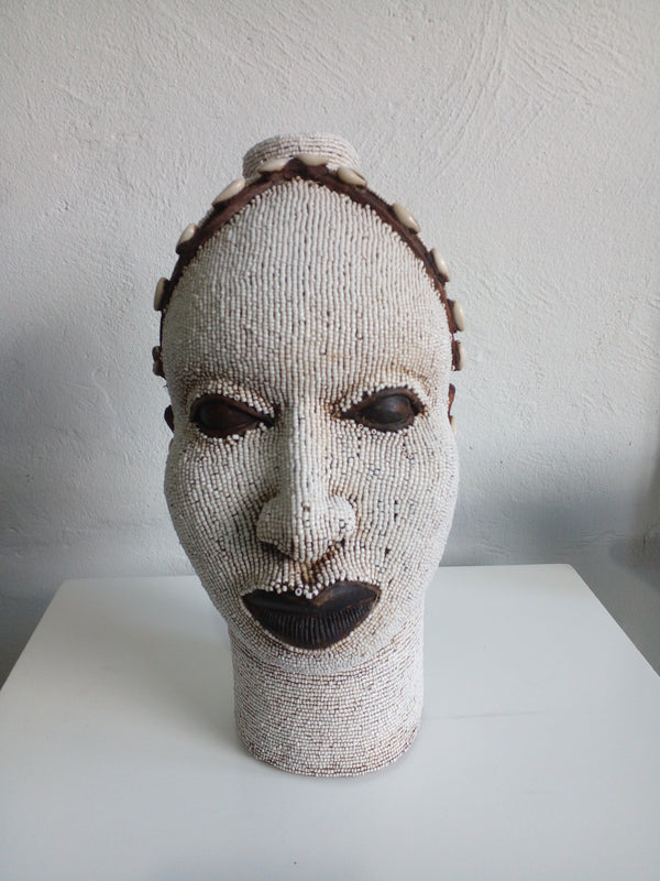 African Beaded Head.