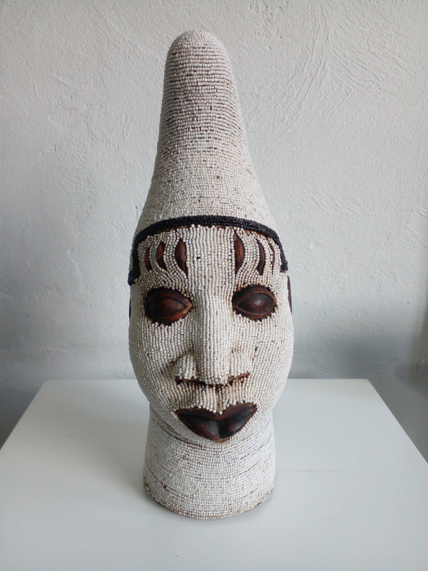 African Beaded Head.
