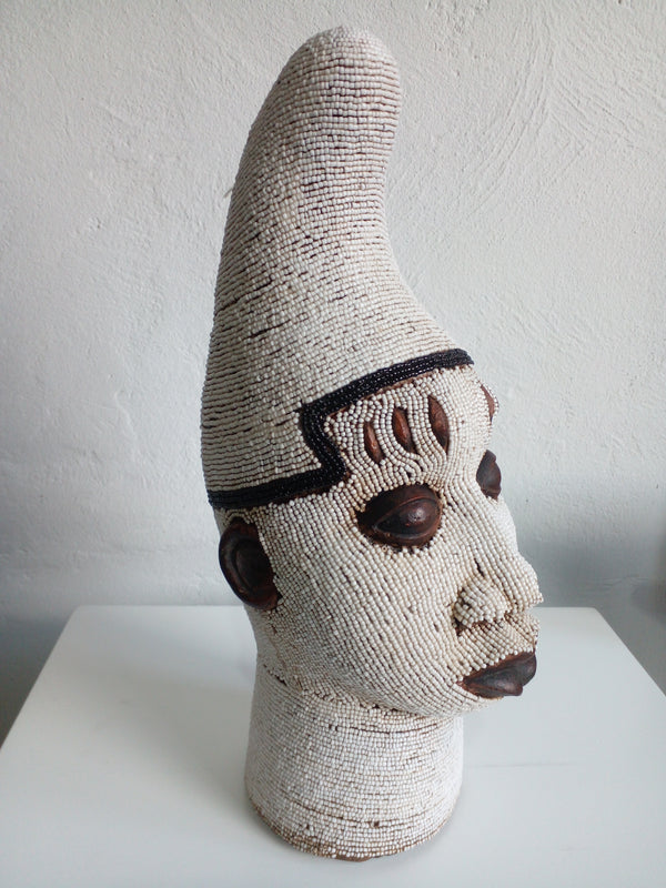 African Beaded Head.