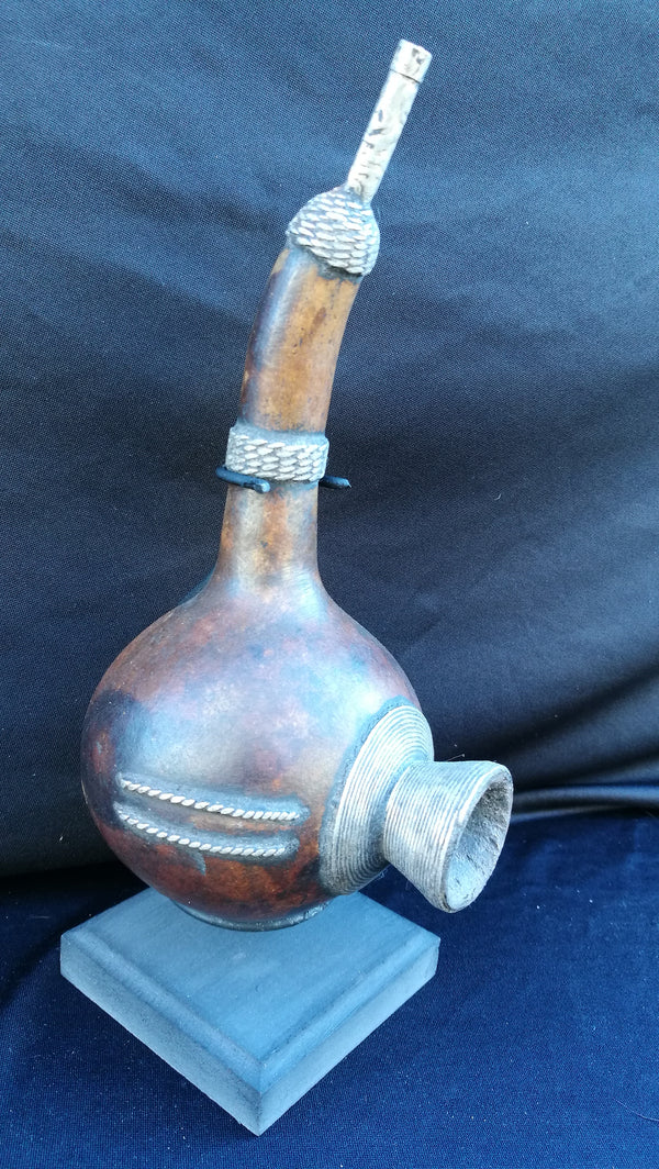 Kuba Gourd Copper Pipe.