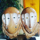 Lega Mask with double faces Rare Tribal Mask Congo Zaire.
