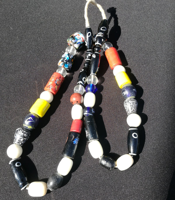 Recycled Glass Beads Ghana.