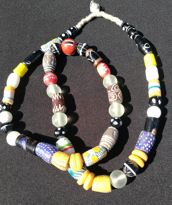 Recycled Glass Beads Ghana.