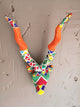 Beaded wooden Kudu Skull 60cm x 20cm
