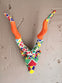 Beaded wooden Kudu Skull 60cm x 20cm