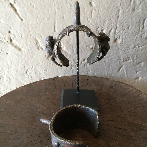 Ceremonial bronze bracelet Benin.