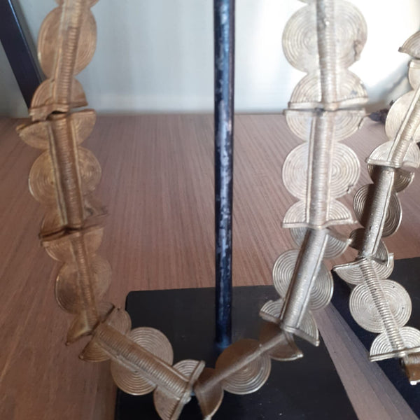 Baule brass necklace.