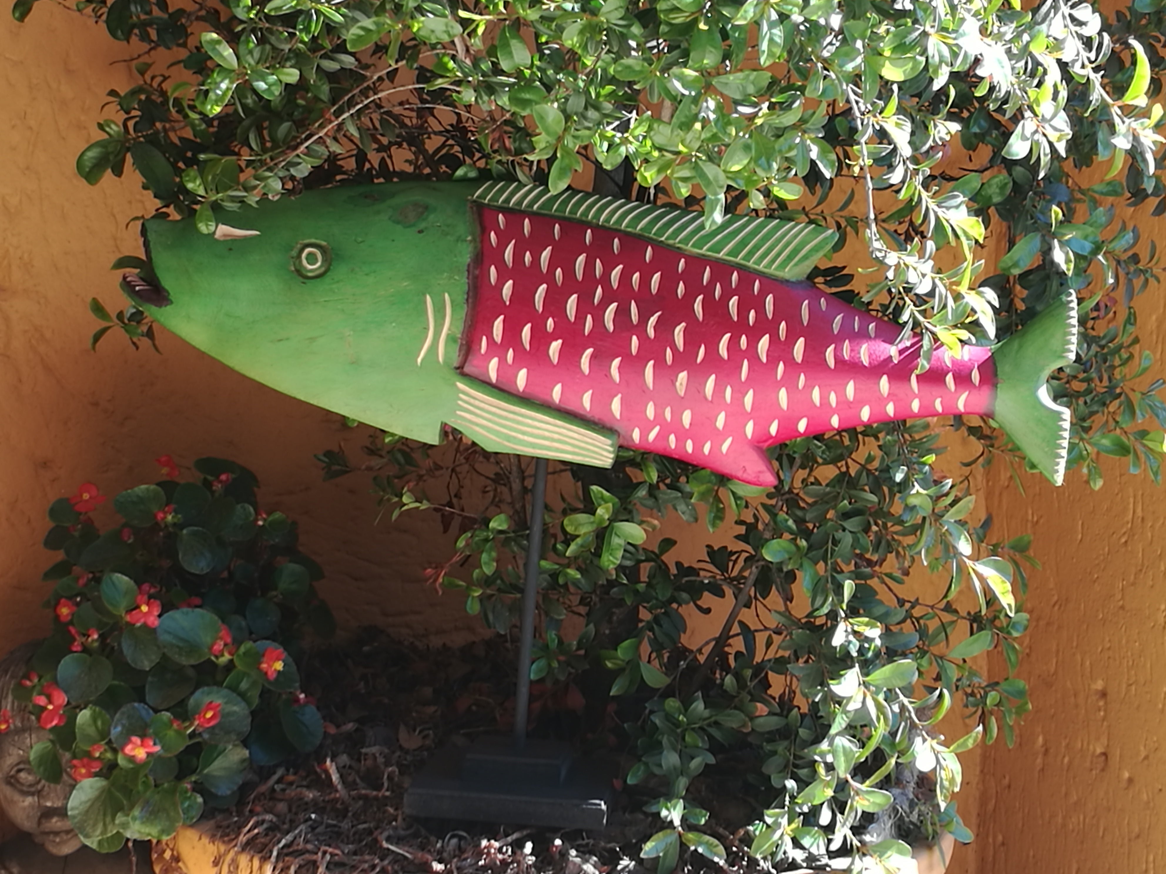 Wooden carved Fish.