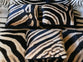 Zebra Hide Cushion(each)