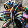 Recycled Plastic Bracelets from Burkina Faso.