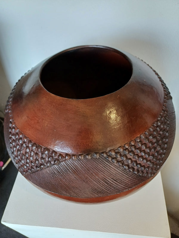 Vintage Zulu Clay Pot.