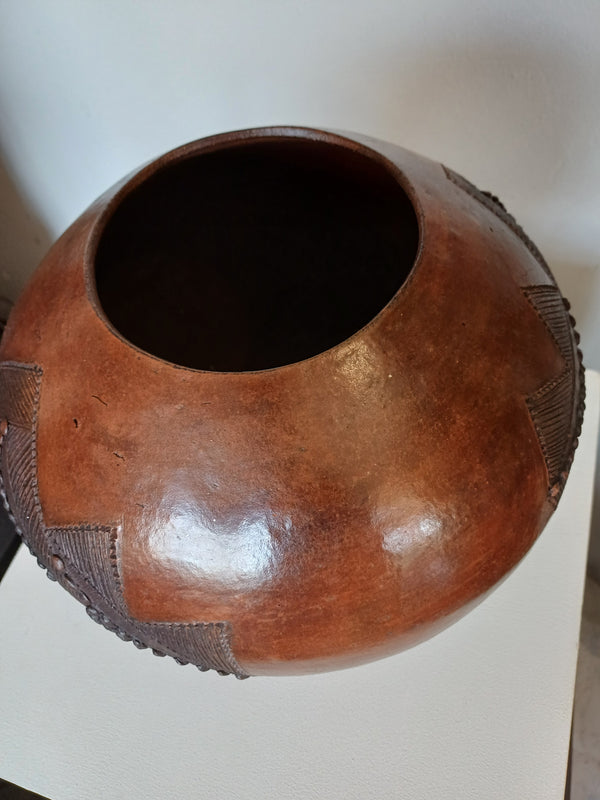 Vintage Zulu Clay Pot.