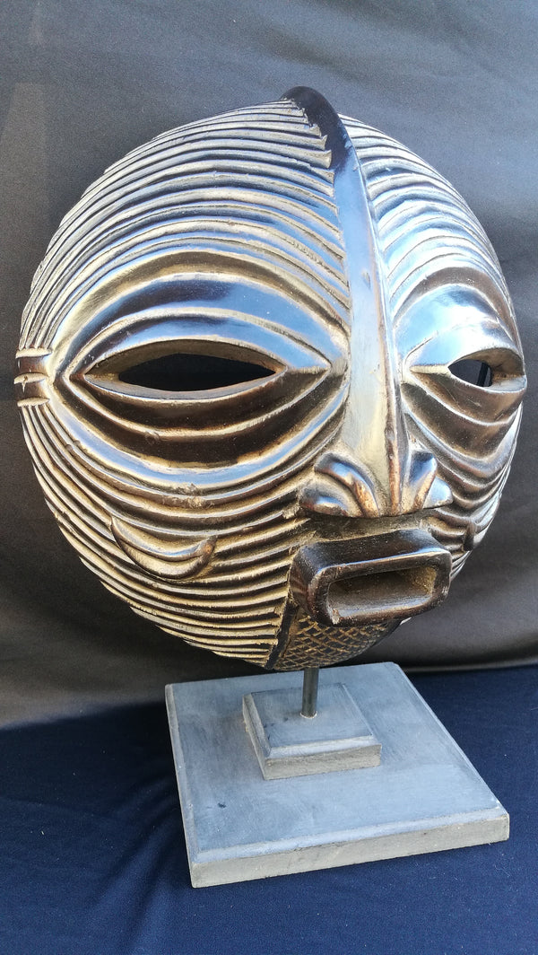 Kifwebe  Luba Songye Mask.
