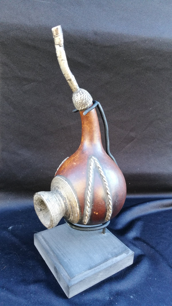 Kuba Gourd Copper Pipe.