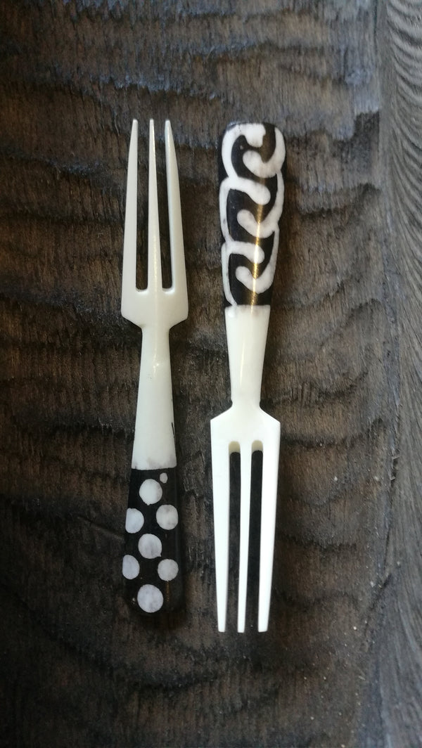 Hand Crafted Fork and Spoon Kenya.