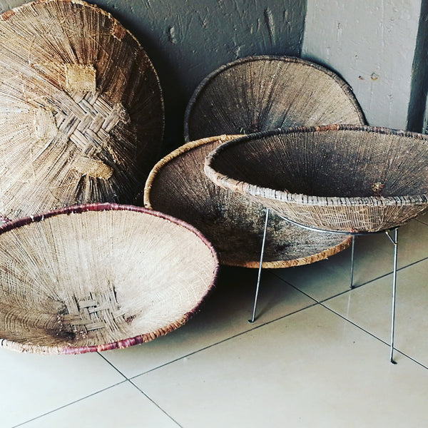 Antique Tonga Baskets Zambia.