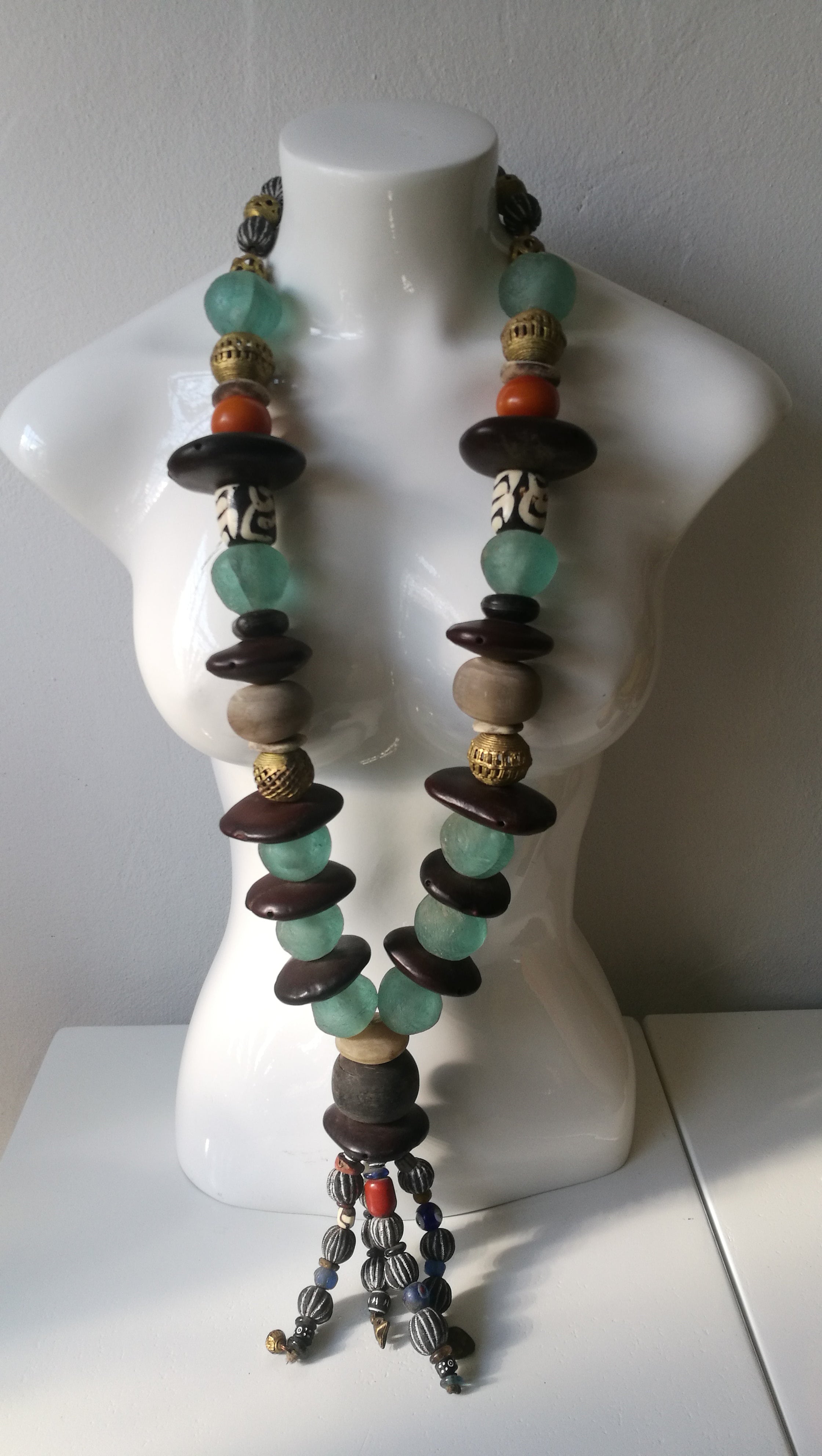 Trade on sale bead necklace